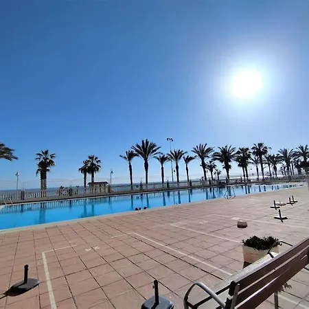 Beachfront With Pool In Urb Pueblo Nuevo And Tennis Algarrobo Costa