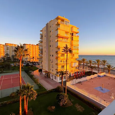 Evans Realty An 1ª Linea Playa & Piscina & Tenis شقة ألغاروبو - كوستا