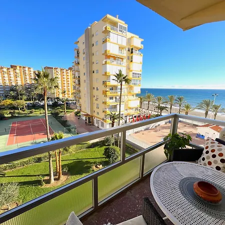 شقة Evans Realty An 1ª Linea Playa & Piscina & Tenis ألغاروبو - كوستا